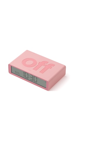 Lexon Flip Klasik Şarj Edilebilir Alarm Saat Pembe