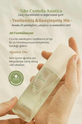 Luvum Bariyer Onarımı Destekleyen Centella Özlü Nemlendirici, Yatıştırıcı Luvum Calming Repair Serum 80 ML