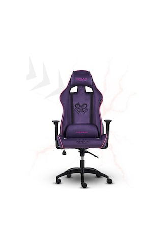 Rio Plus Balerion Terletmez Kadife Kumaş Mor Gaming Oyuncu Koltuğu -6 Mor