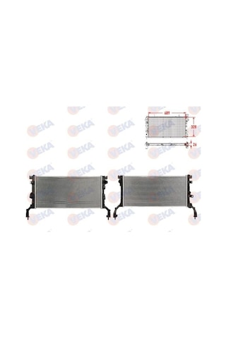 Renault Latitude Motor Su Radyatörü - 214100004r - Veka