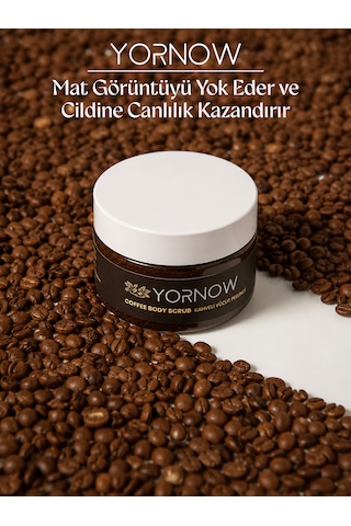 Yornow Kahveli Vücut Peelingi 300 Ml Arındırıcı, Pürüzsüzleştirici Ve Canlandırıcı Bakım