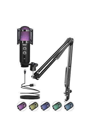 Regard Rgb Set Usb Ekholu Oyuncu Ve Yayıncı Mikrofonu Kayıt Gaming Tiktok Twitch Canlı Yayın Discord Youtube