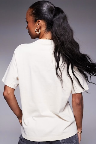 Nike Jordan Essential Girlfriend Loose Fit Womens T-shirt Kadın Bol Kesim Pamuklu Tişört Beyaz
