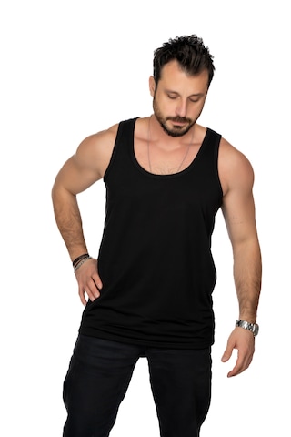 Maxi-dry Erkek Atlet Aşırı Terleme Önleyici Çift Katmanlı, Islaklık Sızdırmaz, Nefes Alabilen Iç Giyim Siyah