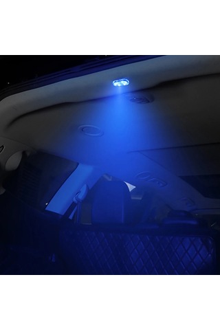 6 Led Araç İç Aydınlatma Kapı Dokunmatik Sensör Atmosfer Usb Şarj Edilebilir Manyetik Kablosuz 5v Araç