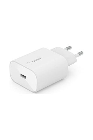 Belkin 25w Usb-c Pd Pps Şarj Adaptörü, Hızlı Şarj Özellikli, Beyaz