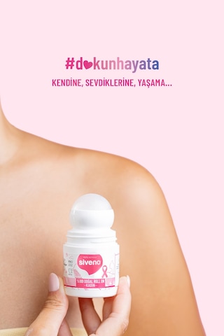 Siveno %100 Doğal Roll On Kadın Deodorant Ter Kokusu Önleyici Bitkisel Leke Bırakmayan Vegan 50 ML