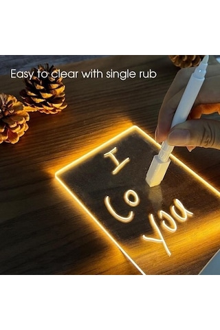 Led Çizim Tableti Gece Lambası-9033391864624