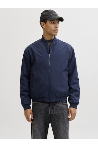 Jack & Jones Erkek Beyzbol Yaka Bomber Ceket - Charge - 12268608 Navy Blazer