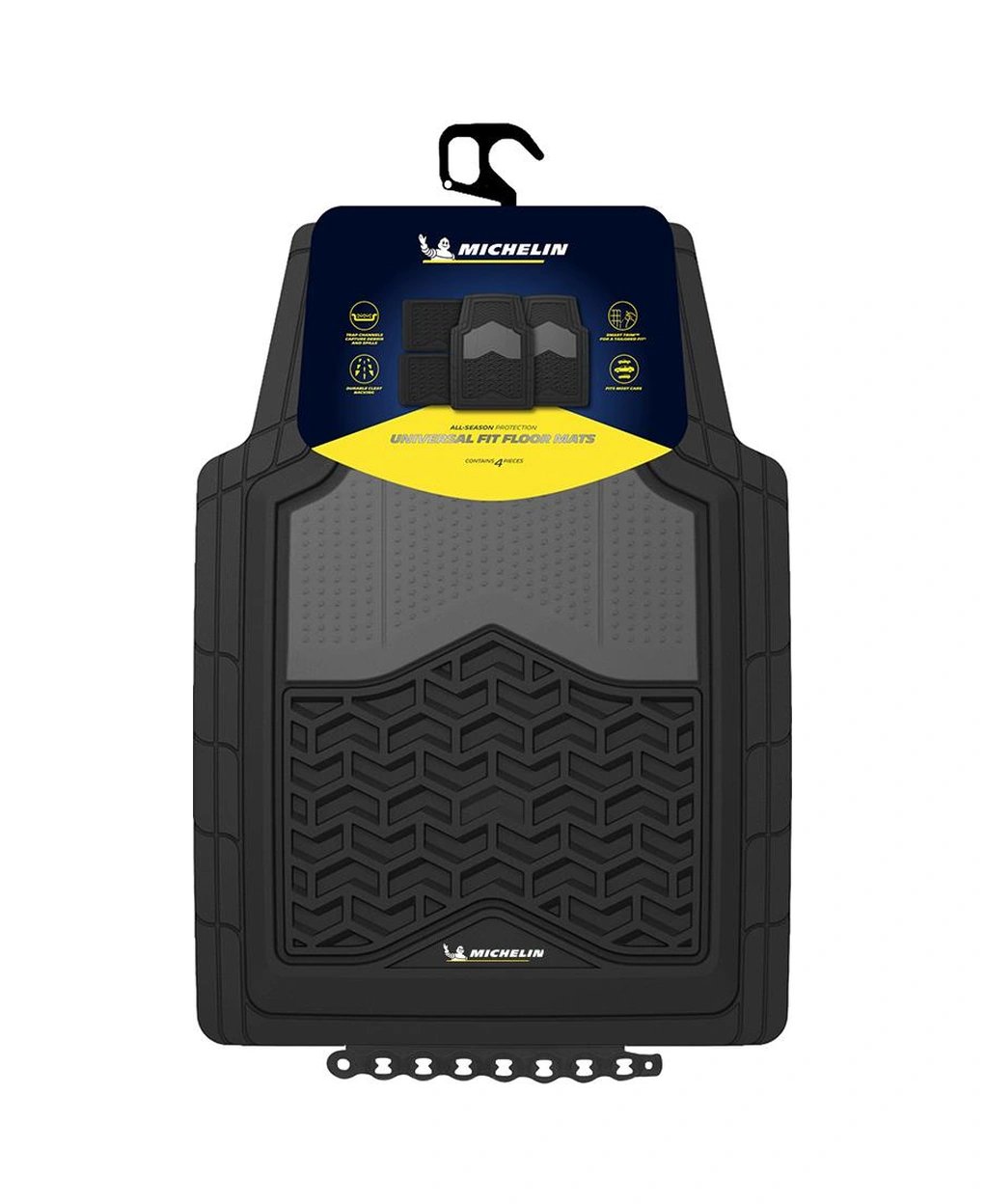 Michelin Mc34891 Tüm Araçlara Uyumlu 4 Parça Üniversal 3d Havuzlu Oto Paspas