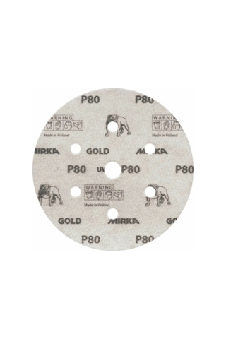 Mırka Gold 150mm Cırt 7 Delikli P120