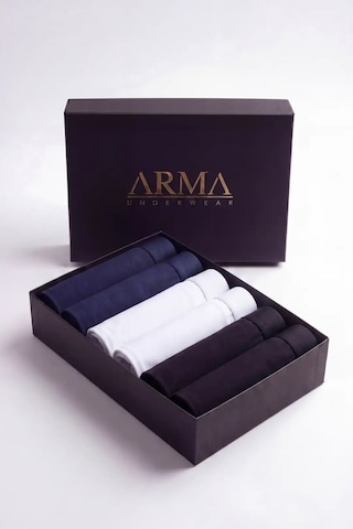 Astrid T Özel Seri Avantajlı Paket Çeyizlik Erkek Premium Bambu Renkli Boxer 6'lı 2 Siyah 2 Beyaz 2 Laci