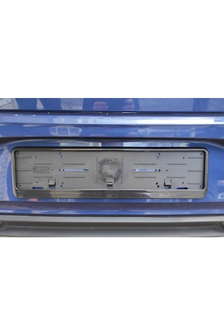 Takmatik Siyah Geniş Çıtalı Oto Plakalık 2 Adet Ön Ve Arka