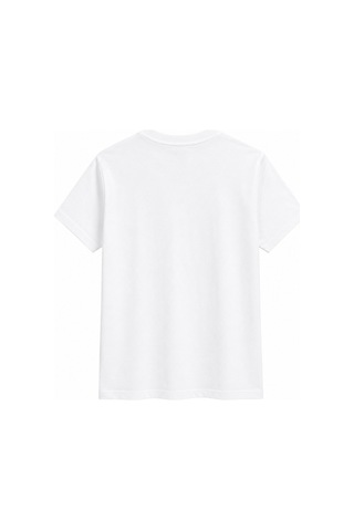 Vadon 1009 Kadın Pamuklu Regular Fit Bisiklet Yaka Yumuşak Dokulu Kısa Kollu Basic T-shirt Beyaz