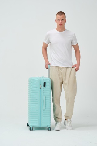 Keo-plus Turkuaz Büyük Boy Silikon Kırılmaz Pp Valiz Turkuaz