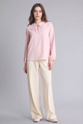 Defacto Gofre Dokulu Bluz H0491ax26sppn74 Pembe-pn74