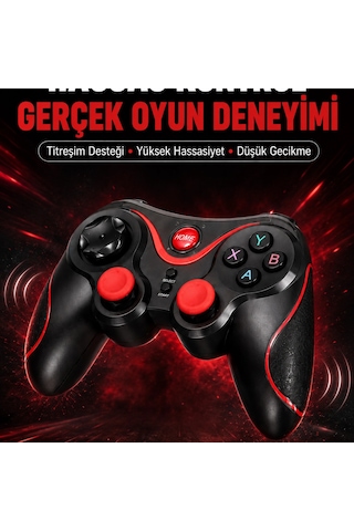 Profesyonel Oyuncu Kablosuz Gamepad Çoklu Cihaz Desteği 18366441