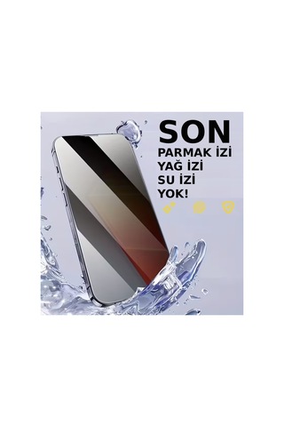İphone Xr Uyumlu Tam Kaplayan Hayalet Ekran Koruyucu Gizli Cam 9h Temperli Privacy