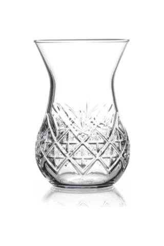 Paşabahçe Timeless Kesme Kristal Çay Bardağı - 12 Li Çay Bardak 42881 Şeffaf