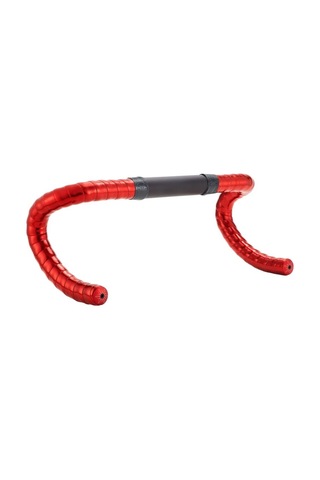 Supacaz Gidon Bantı Bt-136 Prızmatik Red + Ano Red Gidon Tıpası Siyah