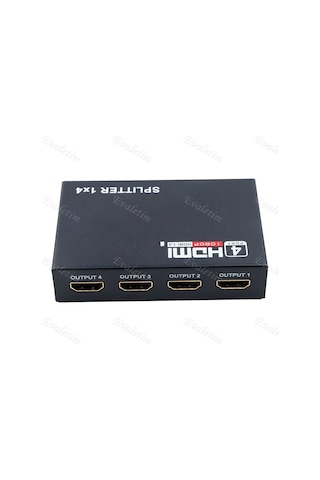 4 Port Hdmi Splitter Çoklayıcı 4410P Switch Çoğaltıcı Çoklu Uydu