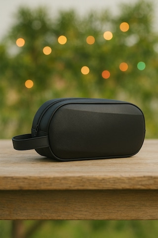 Erkek Günlük Portföy Clutch El Çantası Siyah