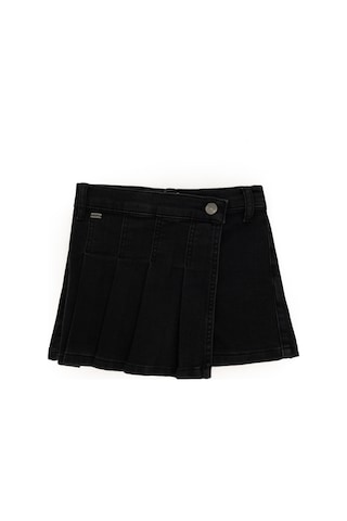 U.S. Polo Assn. Kız Çocuk Siyah Jean Şort Etek 50298209-DN0027