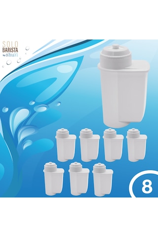Pure Kafe Bs012 -Bosch Uyumlu Siemens İçin Kahve Makinesi Su Filtresi 8 Adet