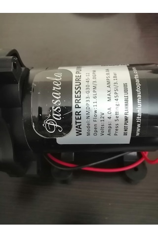 Passarella Karavan Ve Tekneler İçin 12v Hidrofor 11.3 Lt