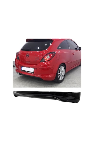 Opel Corsa D Arka Ek Plastik Siyah Difüzör 2006-2014 Arka-bodykit-ek-karlık