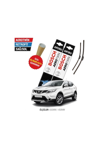 Nissan Qashqai Silecek Takımı 2014-2021 Bosch Aerotwin N11.3735