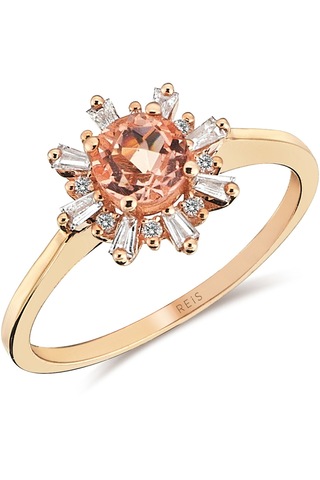 Reis Kuyumculuk T1528 The Morganite Altın Yüzük