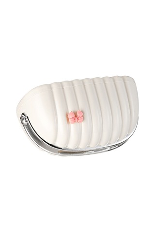 Geeroyoo Mum Kremi Kabuk Çanta Desenli Kağıt Havlu Kutusu, Yüksek Kaliteli Yaylı Tutucu, Üniversite Yurtu Masaüstü Oturma Odası Dekoru