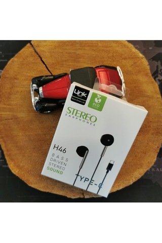 Linktech H46 Type-C Stereo Kablolu Kulak İçi Kulaklık