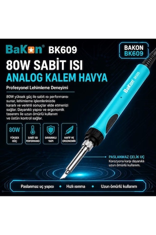 Bakon Bk609 80w Kalem Havya