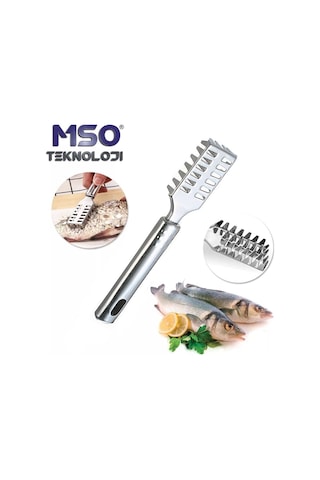 MSO Paslanmaz Çelik Balık Pulu Temizleme Aparatı