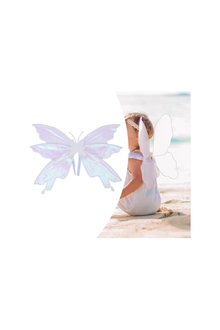 Suntek Kelebek Kanat Kostümü Fotoğraf Malzemesi Tatiller Beyaz