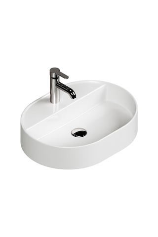 Aqua Bagno Bianzo Lavabo Beyaz 55 x 42 CM