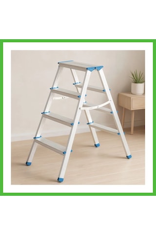 Vaveni Alüminyum Çift Basamaklı Merdiven 92 Cm 4+4 Arz 4 4