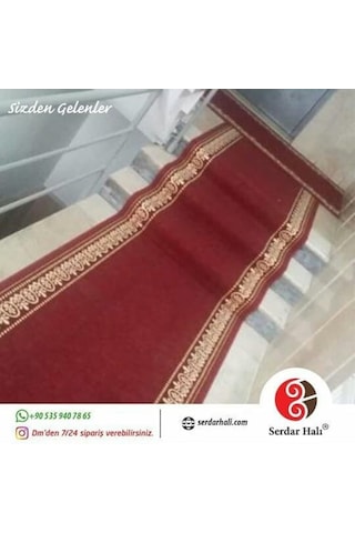 Samur Halı Protokol Bordo Kesme Yolluk