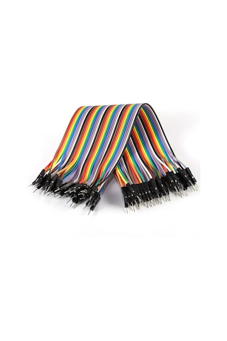 Ximistore9 40 Pin Renkli Erkek-erkek Bağlantı Kablosu 20cm - Dayanıklı, Taşınabilir, Bilgisayar Ve Enstrümanlar İçin