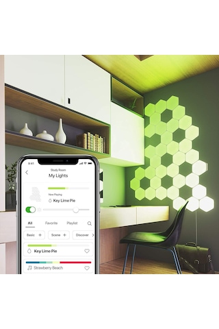 Nanoleaf Canvas 9 Panel Altıgen Akıllı Led Aydınlatma