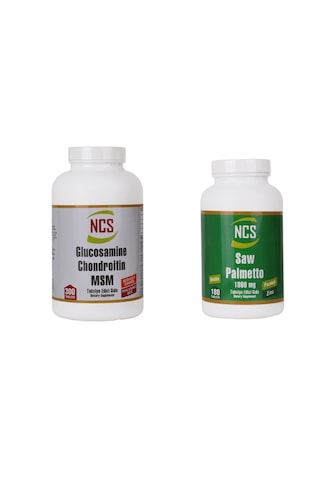 Ncs Saw Palmetto 180 Tablet + Ncs Glucosamine Chondroitin Msm 300 Tablet