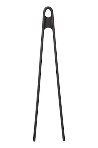 Silikon Kızartma Maşası, 1 Adet, Silikon, 29 Cm, Siyah, Bpa Free