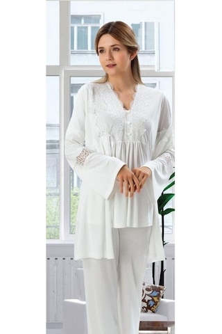 Duchesse 3007 Hamile Lohusa 3'Lü Pijama Sabahlık Takım