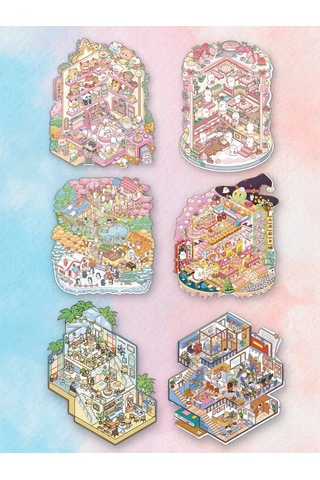 Muse Home Store Çalışma Defteri Etiketleri Yaratıcılık Antistres 6 Adet Xl 402260345