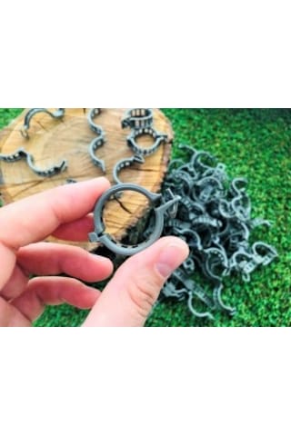 Domates Klipsi 250 Adet Sebze Klipsi Sera Bitki Klipsi Domates Kelepçesi Sarmaşık Klips Gövde Klipsi