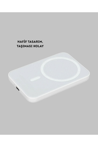 5000mah Manyetik Powerbank İphone Serisi İçin Taşınabilir Kablosuz Şarj Cihazı Diğer