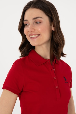 U.S. Polo Assn. Kadın Kırmızı Basic Polo Yaka Tişört 50300896-VR171
