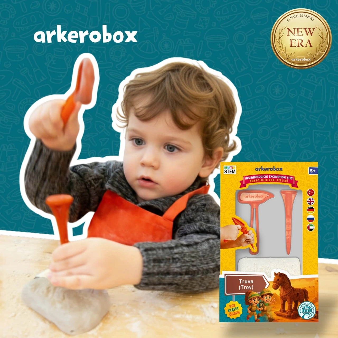 Arkerobox Truva Troy New Era Eğitici Kazı Seti